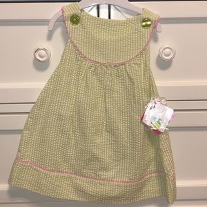Baby girl seersucker dress 18 months